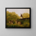 van Lapins sur une bûche - Arthur Fitzwilliam Tait — ingelijst kunstwerk aan de muur