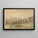 Viaduc de Todmorden sur le chemin de fer de Manchester et Leeds, Angleterre - Arthur Fitzwilliam Tait — ingelijst kunstwerk aan de muur