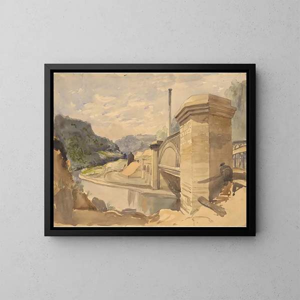 Todmorden, Yorkshire, Engeland - Arthur Fitzwilliam Tait — ingelijst kunstwerk aan de muur