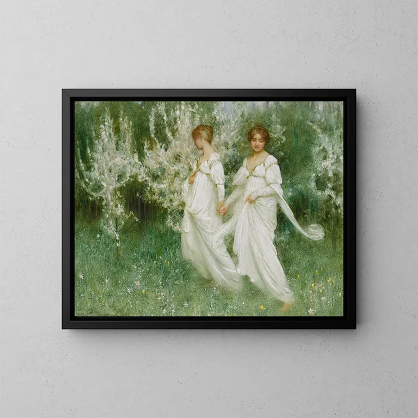 Onschuld - Arthur Hacker — ingelijst kunstwerk aan de muur