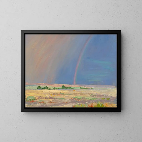 Quatre miles au sud-est de Roswell, Nouveau-Mexique - Arthur J Hammond — ingelijst kunstwerk aan de muur