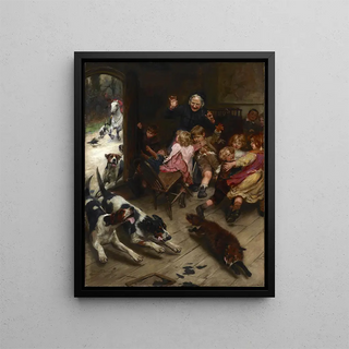 Arthur John Elsley - Hard Pressed Any Port in a Storm.webp