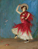 Danseuse espagnole - Arthur Kampf — weergave van het kunstwerk