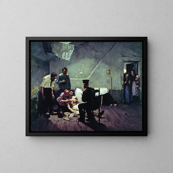 La Dernière Déclaration - Arthur Kampf — ingelijst kunstwerk aan de muur