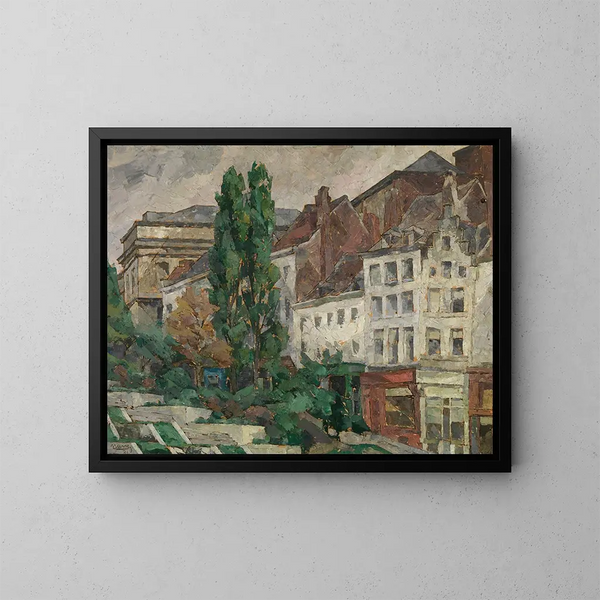 Le Hofberg in Brussel - Arthur Navez — ingelijst kunstwerk aan de muur