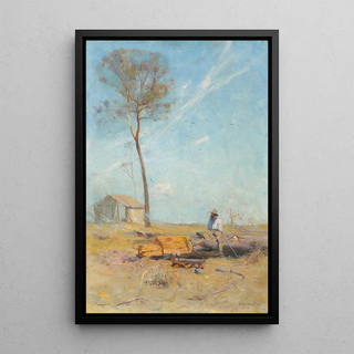 Arthur Streeton - The selectors hut.webp