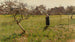van het Bretagne landschap met figuur - Arthur Wesley Dow — weergave van het kunstwerk