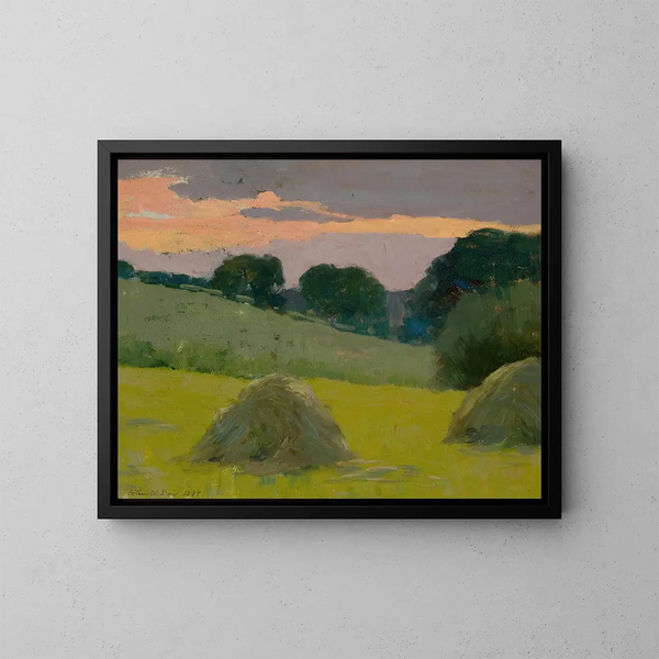 Hooi- en graanmolen - Arthur Wesley Dow — ingelijst kunstwerk aan de muur