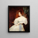 van vermoedelijk portret van prinses Louise van Orléans - Ary Scheffer — ingelijst kunstwerk aan de muur