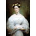 Reproductie van het schilderij van het vermoedelijke portret van prinses Marie d'Orléans - Ary Scheffer