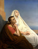 Heiligen Augustinus en Monique - Ary Scheffer — weergave van het kunstwerk