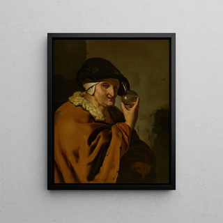 Ary de Vois - An Old Woman with a Bottle.webp