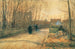 Pont à Grez-sur-Loing - Asai Chū — weergave van het kunstwerk