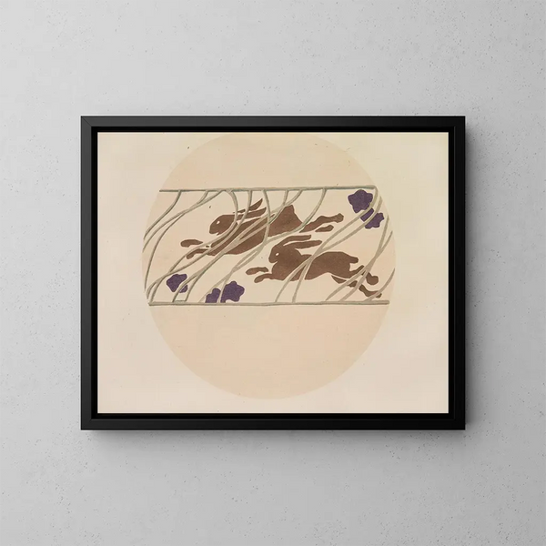 Mokugo zuanshi Pl11 - Asai Chū — ingelijst kunstwerk aan de muur