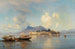a view of Isola Bella on Lake Maggiore - Ascan Lutteroth — artwork view