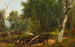 Boslandschap in de Catskills - Asher Brown Durand — weergave van het kunstwerk