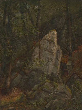 Asher Brown Durand - Study of Rocks in Pearsons Ravine.webp