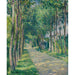 Reproductie van het schilderij van een rijtuig op een zonnige weg - Henri Lebasque