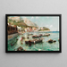 Capri Marina Grande - Attilio Pratella — framed artwork on a wall