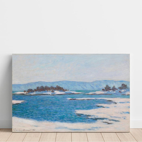 Reproductie van het schilderij Aan de rand van de fjord in Christiania - Claude Monet
