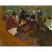 Reproductie van het schilderij bij de Moulin Rouge - Henri de Toulouse-Lautrec