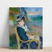 Reproductie van het schilderij Aan de rand van de zee - Pierre-Auguste Renoir