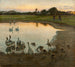 Van de zonsondergang - Viggo Johansen — weergave van het kunstwerk