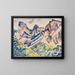 Berglandschap - August Babberger — ingelijst kunstwerk aan de muur