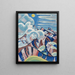 View of the Gental - August Babberger — framed artwork on a wall