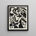 Woman in Spring - August Babberger — framed artwork on a wall