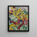 Garden Flowers Painting I - August Babberger — framed artwork on a wall