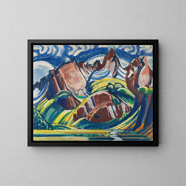 Maïental - August Babberger — ingelijst kunstwerk aan de muur