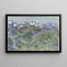 Mountain Landscape Painting 2 - August Babberger — framed artwork on a wall