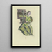 Female figure to the right - August Babberger — framed artwork on a wall
