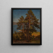Pins - August Cappelen — ingelijst kunstwerk aan de muur