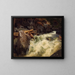 Studie van een waterval - August Cappelen — ingelijst kunstwerk aan de muur