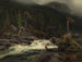 Cascade en Telemark - August Cappelen — weergave van het kunstwerk