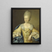 Adriana Johanna van Heusden, wife of Johan Arnold Zoutman - August Christian Hauck — framed artwork on a wall