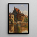Reproductie van het schilderij Vue de Nuremberg - August Fischer