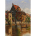 Reproductie van het schilderij Vue de Nuremberg - August Fischer