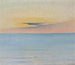 Zee bij zonsondergang - August Hagborg — weergave van het kunstwerk