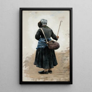 August Hagborg - Woman standing.webp