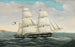 Brigantine Prussische Charlotte - August Lasczky — weergave van het kunstwerk