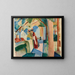 op de begraafplaats van Thun - August Macke — ingelijst kunstwerk aan de muur