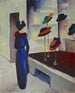 Boutique de modiste - August Macke — weergave van het kunstwerk