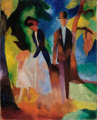 August Macke - Leute am blauen See.webp