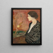 Studie van het portret van Elisabeth Gerhardt - August Macke — ingelijst kunstwerk aan de muur