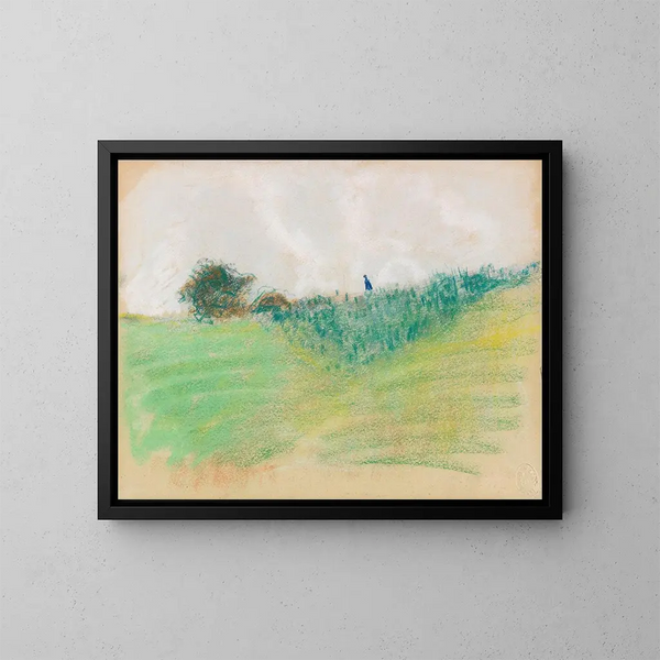 Chemin au Kreuzberg près de Bonn - August Macke — ingelijst kunstwerk aan de muur