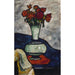 Reproductie van het schilderij verwelkte bloemen - August Macke