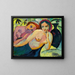 Twee meisjes in een oosterse stijl - August Macke — ingelijst kunstwerk aan de muur